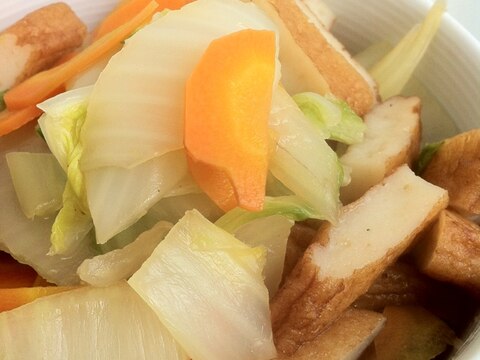 白菜とさつま揚げの煮物
